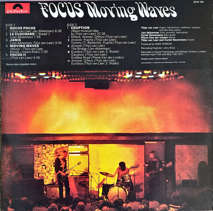 Focus - Moving Waves (Vinyl LP)