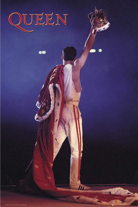 Queen - Freddie Mercury - Crown (Poster)