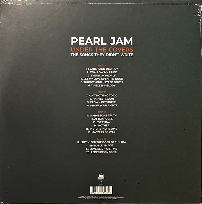 Pearl Jam - Under The Covers (Vinyl 2LP)[Gatefold]