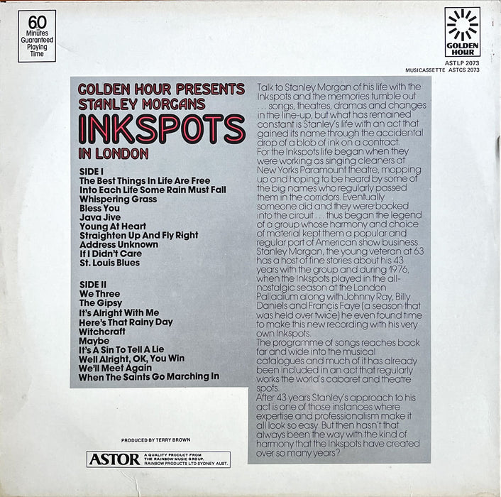 The Ink Spots - Golden Hour Presents Stanley Morgans Inkspots In London (Vinyl LP)