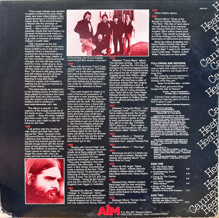 Canned Heat The Boogie Assault Greatest Hits Live (Vinyl LP) — Record