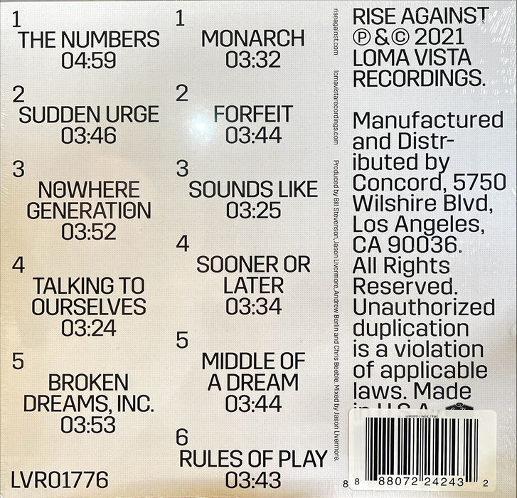 Rise Against - Nowhere Generation (Vinyl LP)