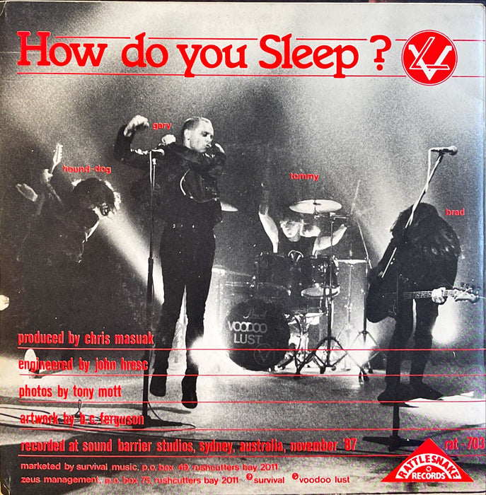 Voodoo Lust - Cathy's On Heat / How Do You Sleep? (7" Vinyl)