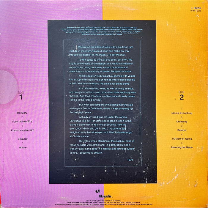 Leo Kottke - Balance (Vinyl LP)