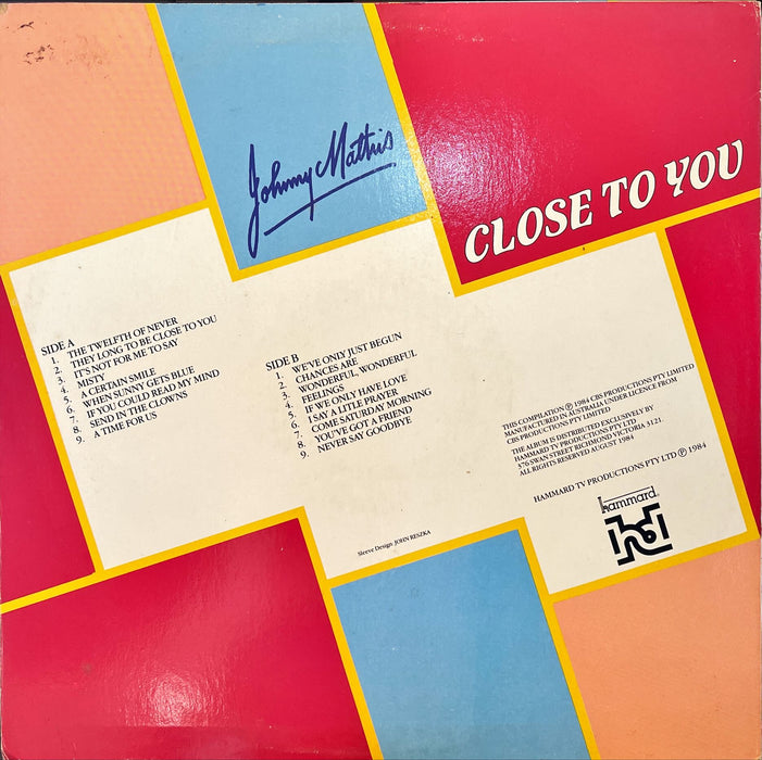 Johnny Mathis - Close To You (Vinyl LP)