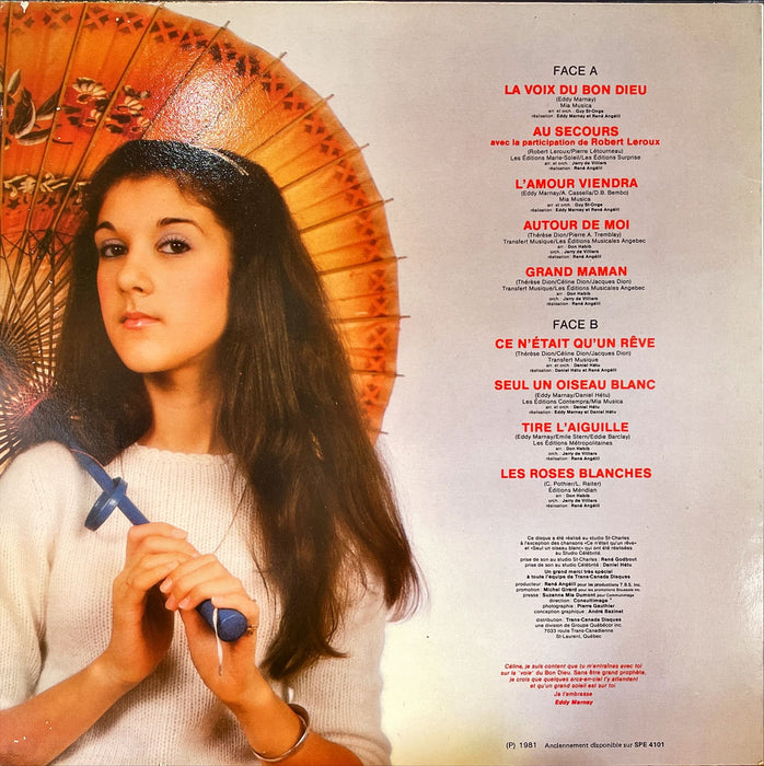 Céline Dion - La Voix Du Bon Dieu (Vinyl LP)