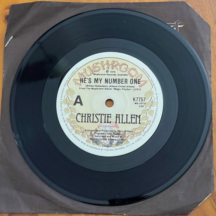 Christie Allen - He's My Number One / Count Me Out (7" Vinyl)