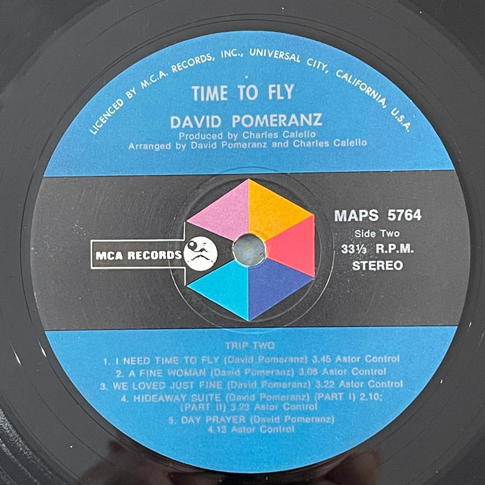 David Pomeranz - Time To Fly (Vinyl LP)[Gatefold]