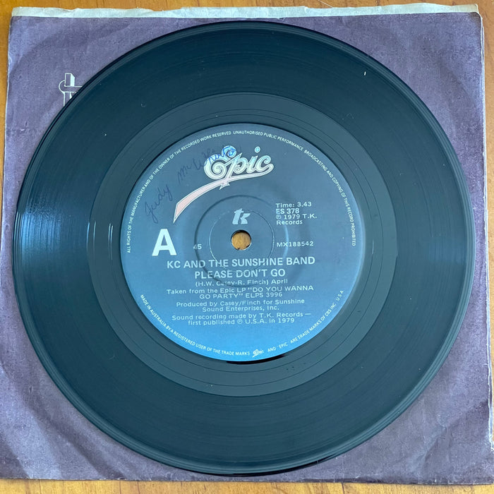 KC & The Sunshine Band - Please Don't Go / I Betcha Didn't Know That (7" Vinyl)
