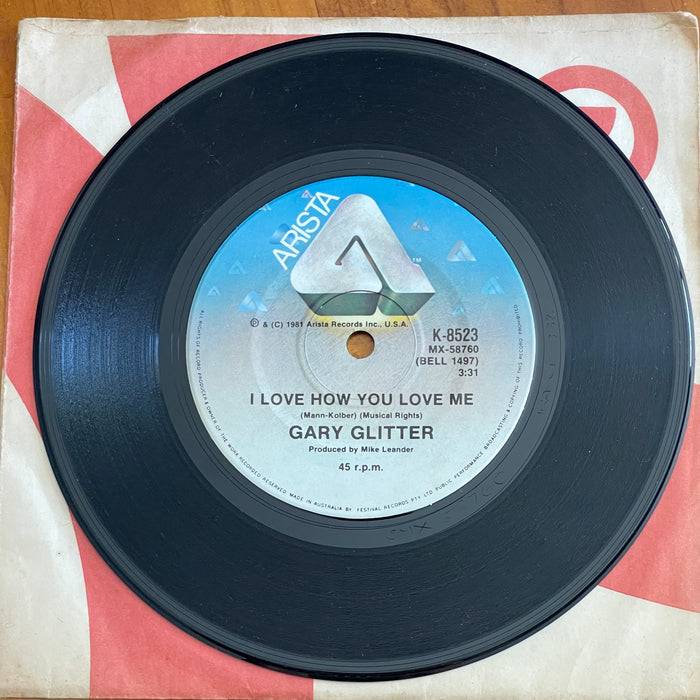 Gary Glitter - And Then She Kissed Me / I Love How You Love Me (7" Vinyl)