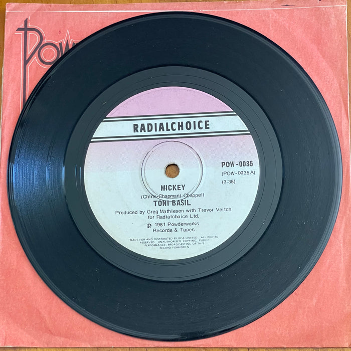 Toni Basil - Mickey / Hanging Around (7" Vinyl)