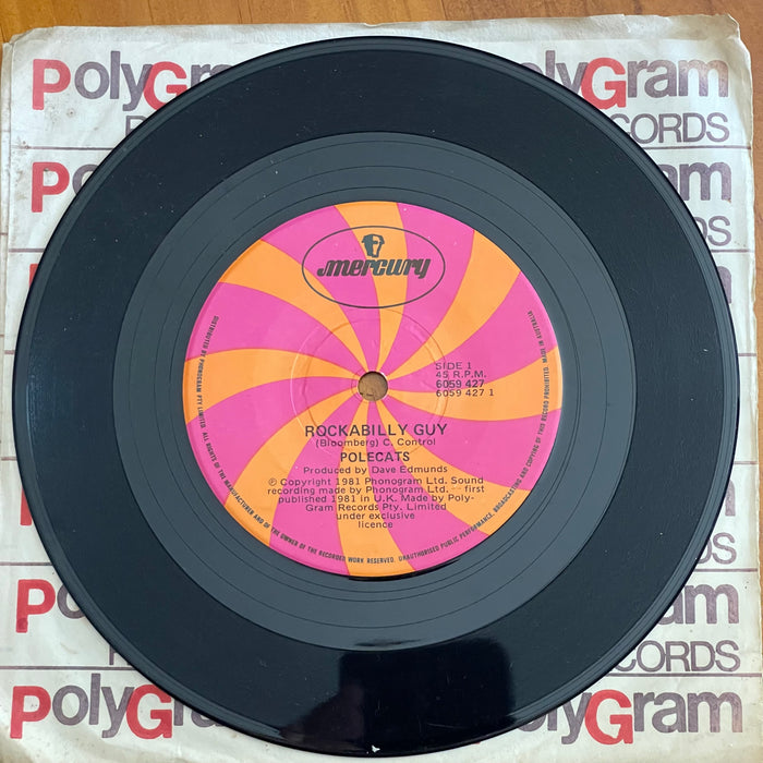 The Polecats - Rockabilly Guy / Don't Cry Baby (7" Vinyl)