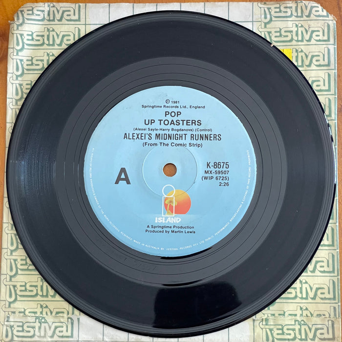Alexei's Midnight Runners - Pop Up Toasters (7" Vinyl)