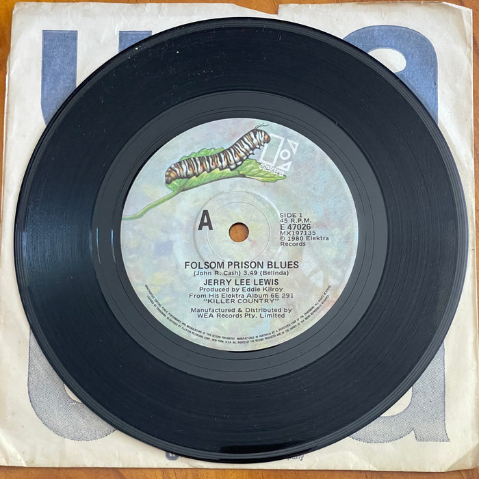 Jerry Lee Lewis - Folsom Prison Blues / Over The Rainbow (7" Vinyl)