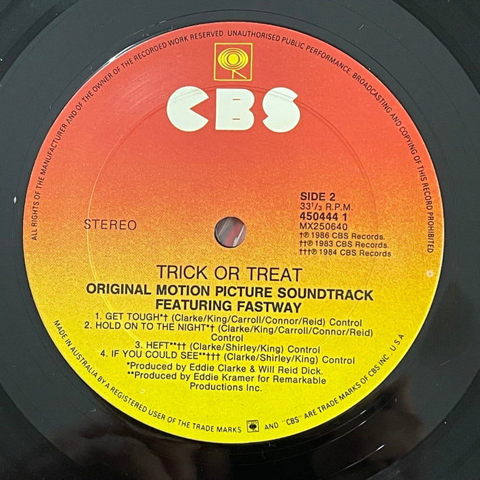 Fastway - Trick Or Treat (Original Music Score) (Vinyl LP)