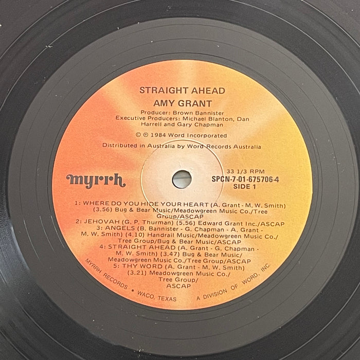 Amy Grant - Straight Ahead (Vinyl LP)
