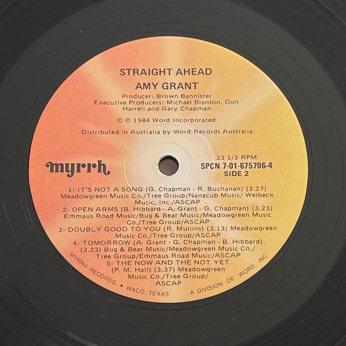 Amy Grant - Straight Ahead (Vinyl LP)