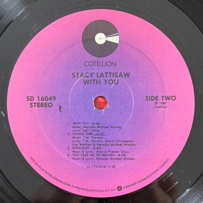 Stacy Lattisaw - With You (Vinyl LP)