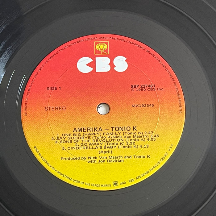 Tonio K. - Amerika (Vinyl LP)