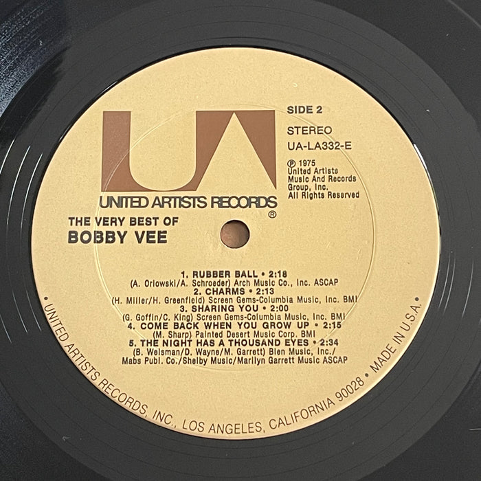 Bobby Vee - The Very Best Of Bobby Vee (Vinyl LP)