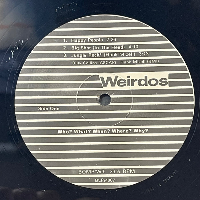 The Weirdos - Who? What? When? Where? Why? (12" Single)