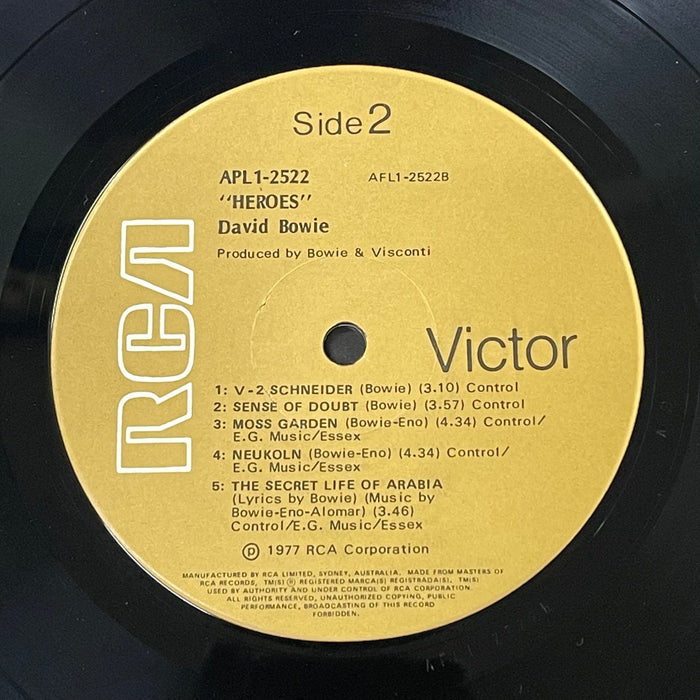 David Bowie - "Heroes" (Vinyl LP)