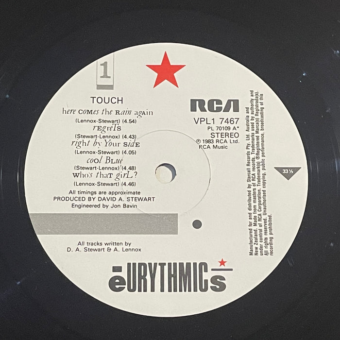Eurythmics - Touch (Vinyl LP)[Gatefold]