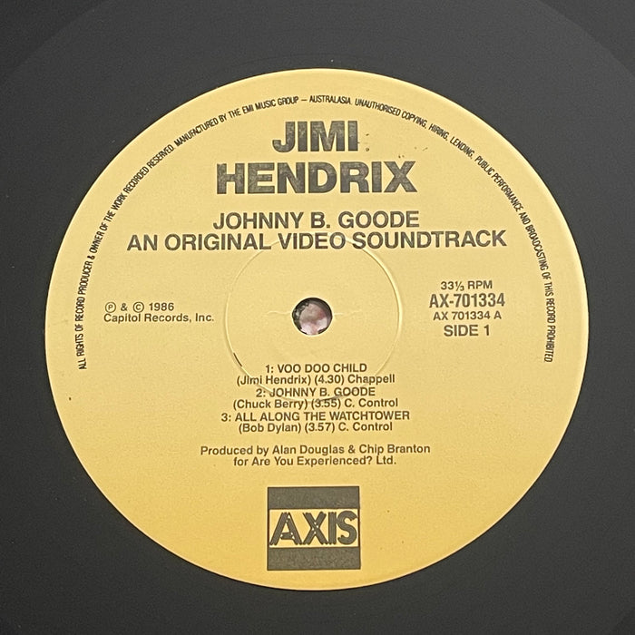 Jimi Hendrix - Johnny B. Goode An Original Video Soundtrack (12" Single)