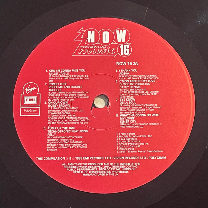 Various - Now That's What I Call Music 16  (Vinyl 2LP)[Gatefold]
