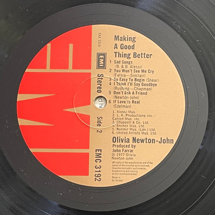 Olivia Newton-John - Making A Good Thing Better (Vinyl LP)