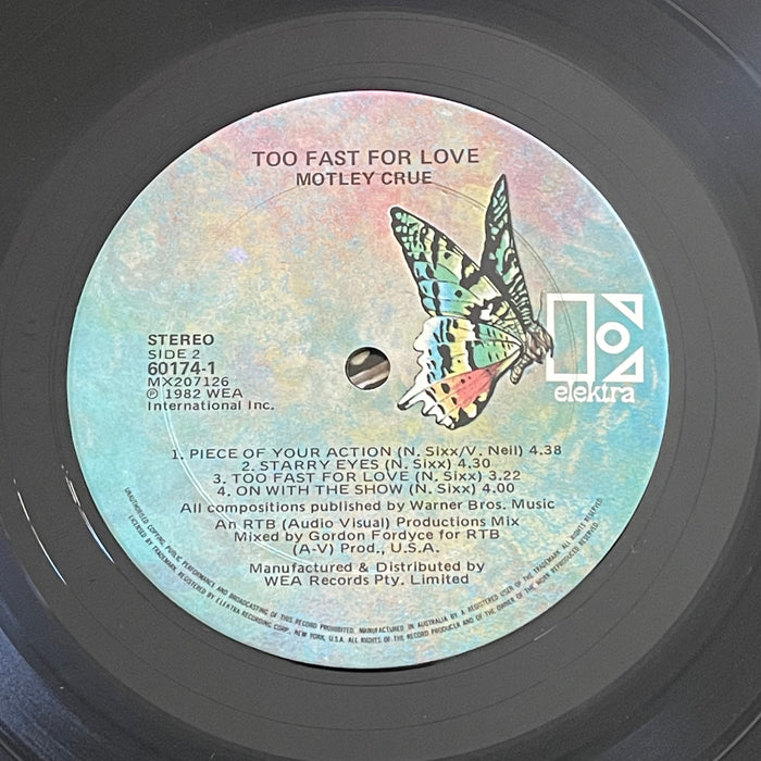 Mötley Crüe - Too Fast For Love (Vinyl LP)