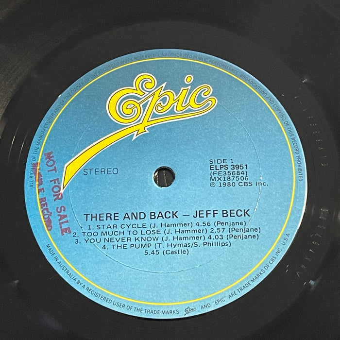 Jeff Beck - There & Back (Vinyl LP)