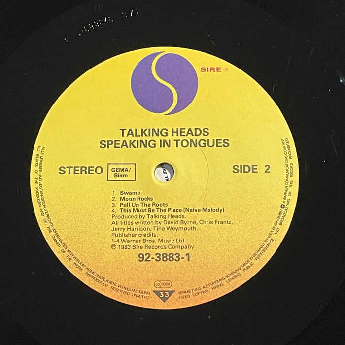 Talking Heads - Speaking In Tongues (Vinyl LP)