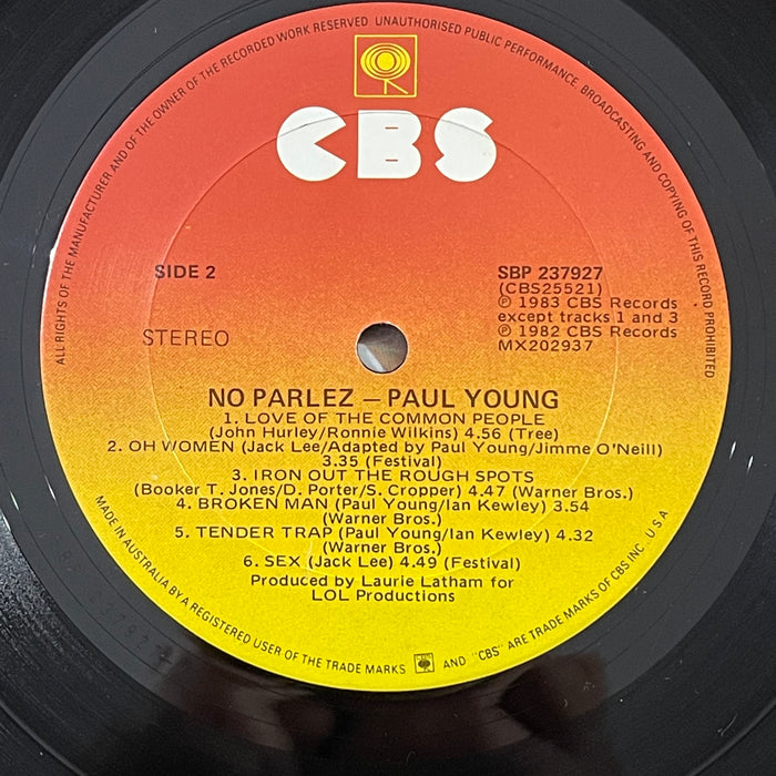 Paul Young - No Parlez (Vinyl LP)