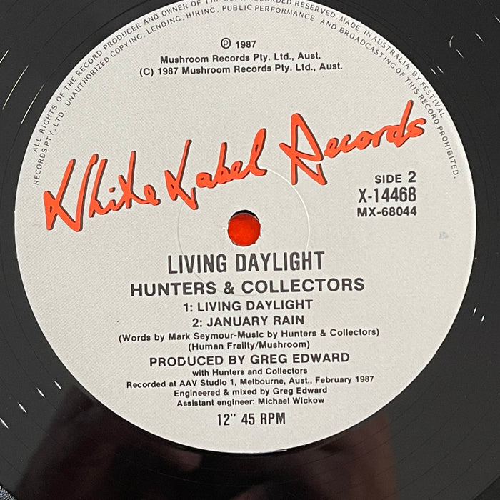 Hunters & Collectors - Living Daylight (12" Single)