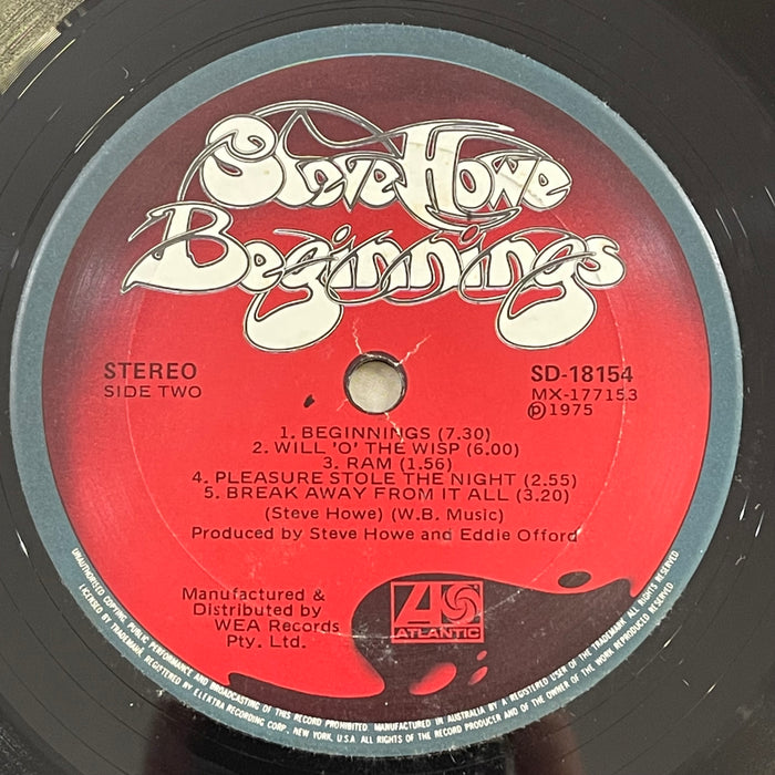 Steve Howe - Beginnings (Vinyl LP)[Gatefold]