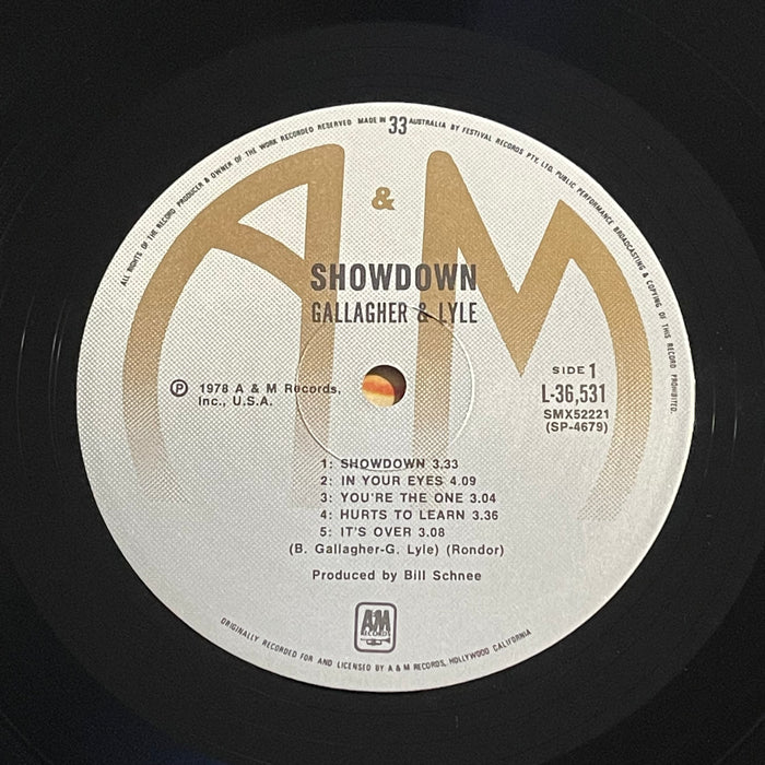Gallagher & Lyle - Showdown (Vinyl LP)