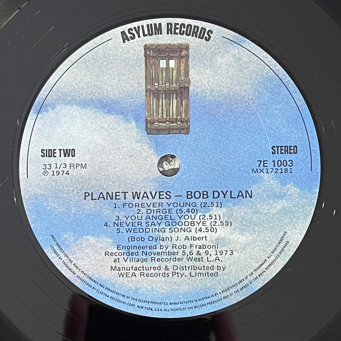 Bob Dylan - Planet Waves (Vinyl LP)