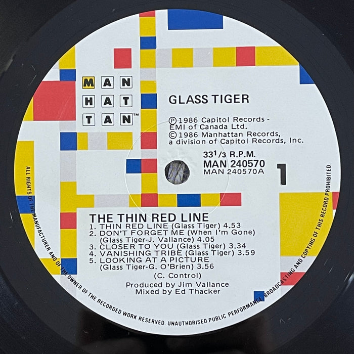 Glass Tiger - The Thin Red Line (Vinyl LP)