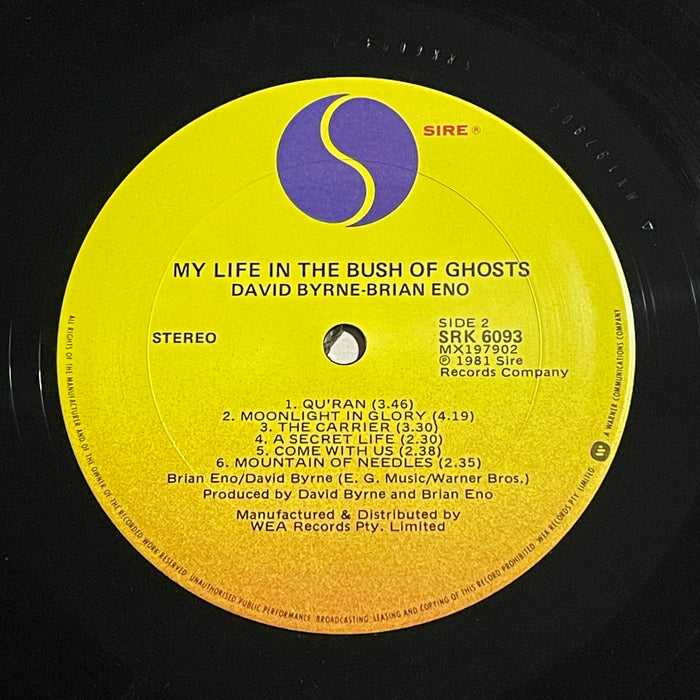 Brian Eno / David Byrne - My Life In The Bush Of Ghosts (Vinyl LP)