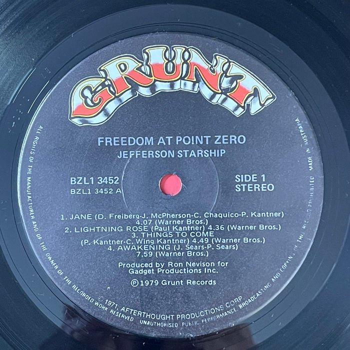 Jefferson Starship - Freedom At Point Zero (Vinyl LP)[Gatefold]
