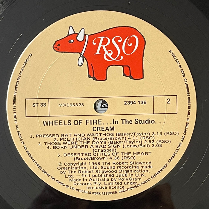 Cream - Wheels Of Fire - In The Studio (Vinyl LP)