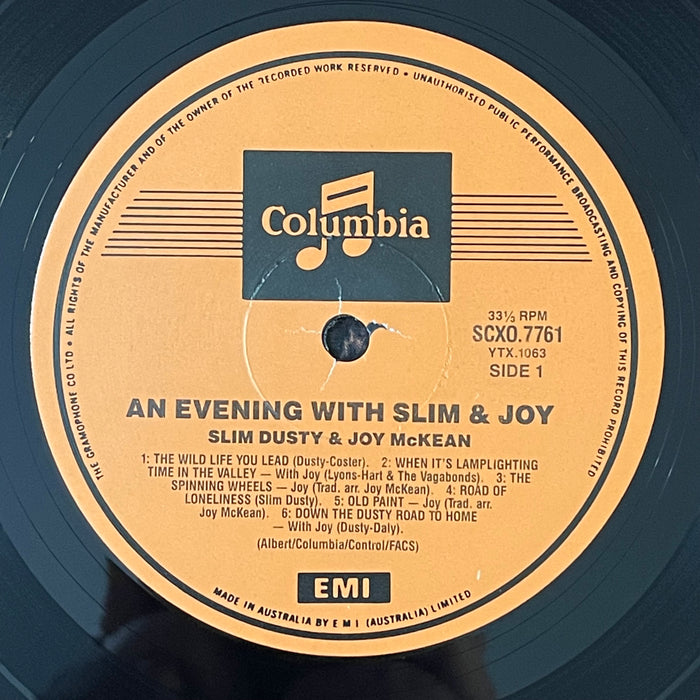 Slim Dusty And Joy McKean - An Evening With Slim And Joy (Vinyl LP)