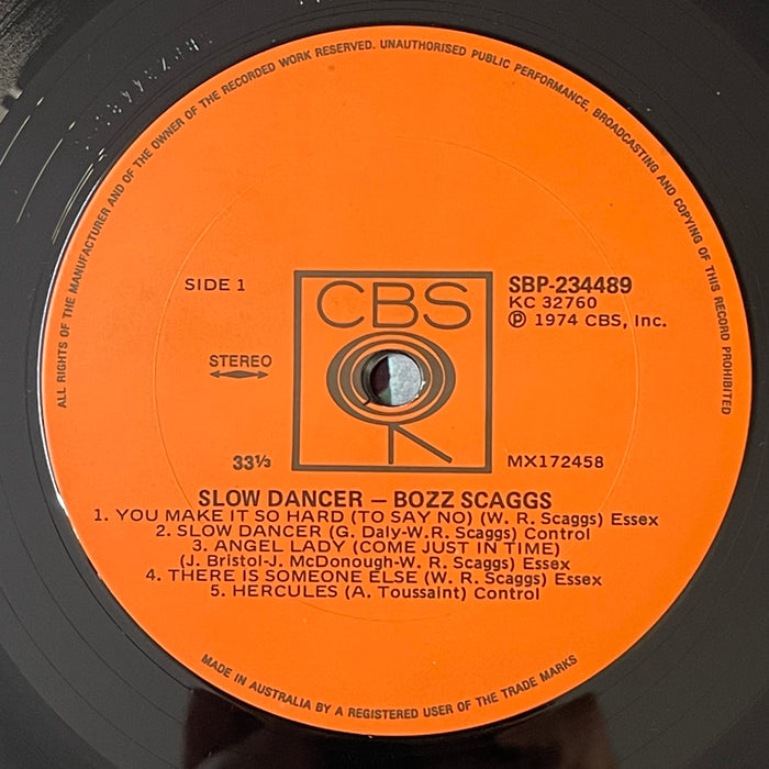 Boz Scaggs - Slow Dancer (Vinyl LP)