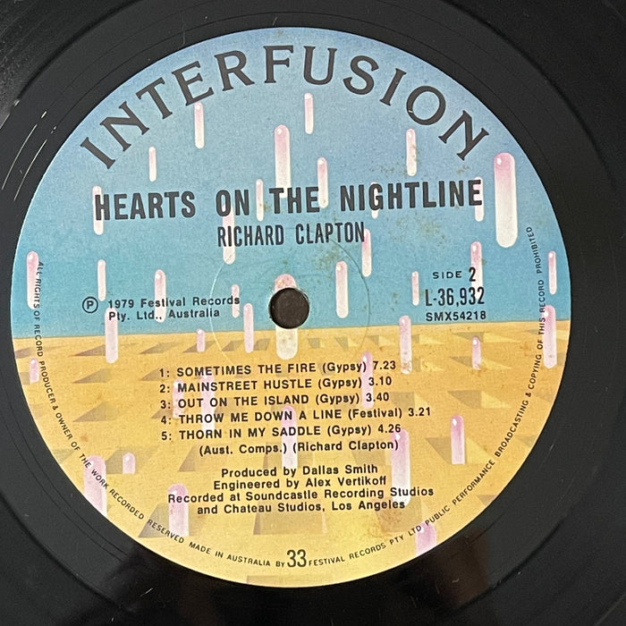 Richard Clapton - Hearts On The Nightline (Vinyl LP)
