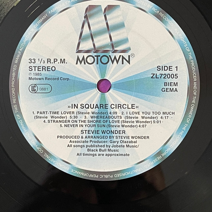 Stevie Wonder - In Square Circle (Vinyl LP)[Gatefold]