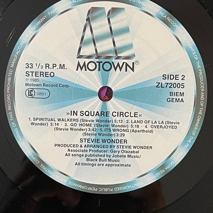Stevie Wonder - In Square Circle (Vinyl LP)[Gatefold]