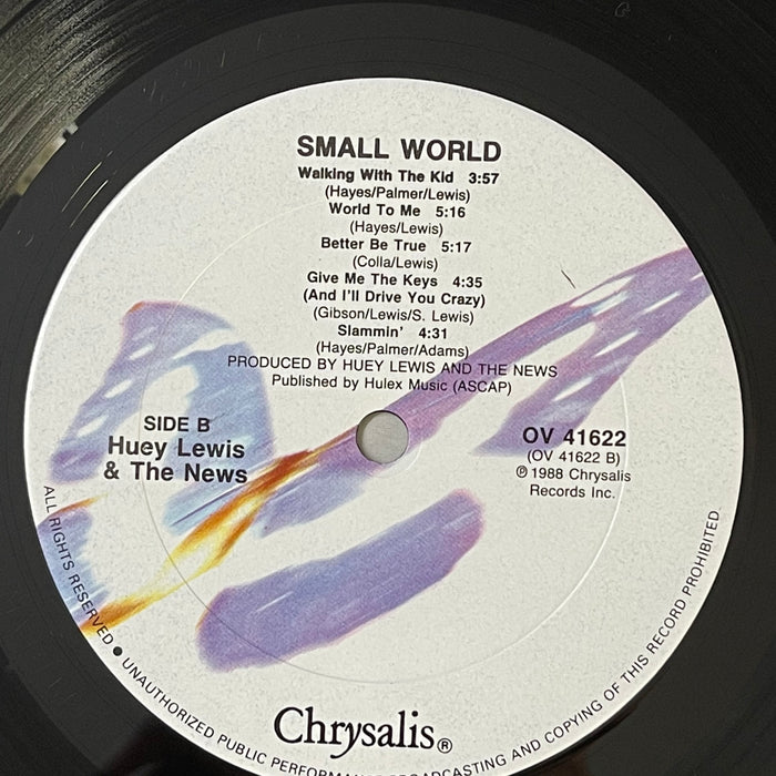 Huey Lewis & The News - Small World (Vinyl LP)