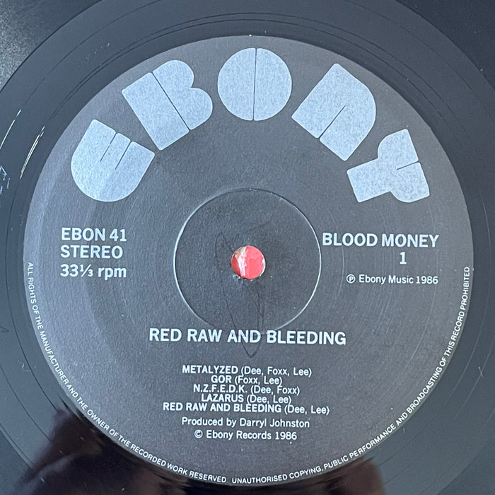 Blood Money - Red Raw And Bleeding! (Vinyl LP)