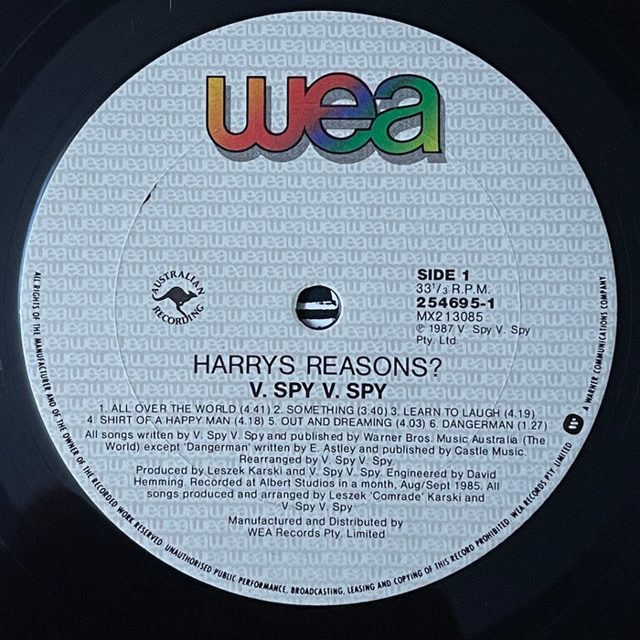 V.Spy V.Spy - Harrys Reasons? (Vinyl LP)[Gatefold]